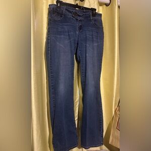 Faded Glory pull on pants women size 12 cotton/spandex